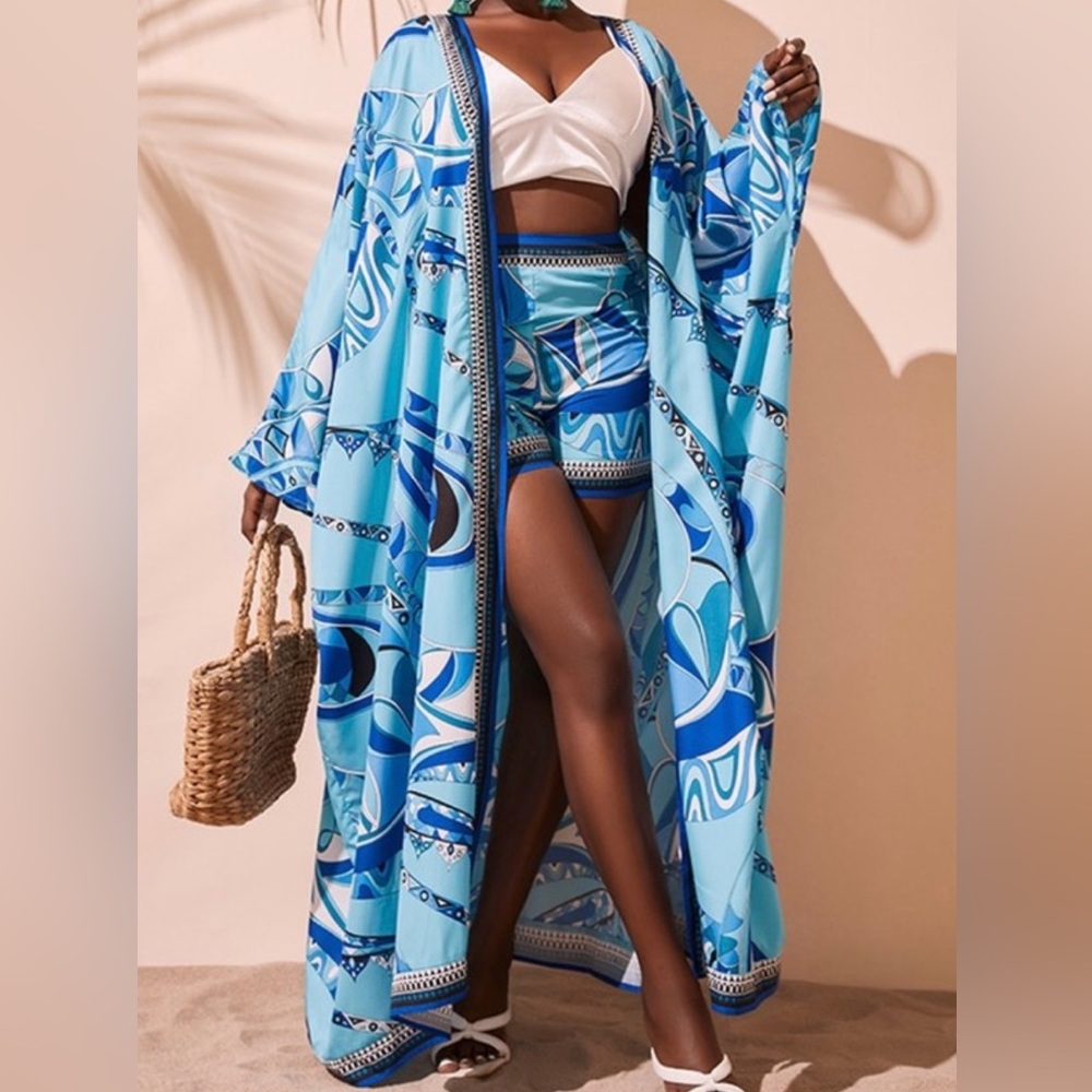 Kimono & short set